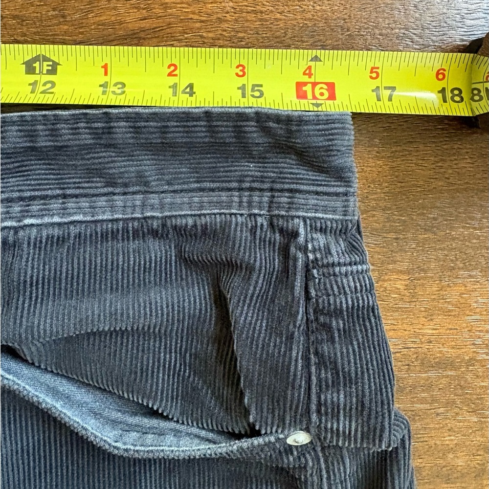 AG Adriano Goldschmied Corduroy Pants Mens 33”W The Graduate Tailored Leg Black - Picture 16 of 16
